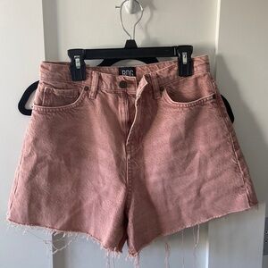 Urban outfitters pink denim shorts